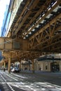 Chicago Elevated Train Royalty Free Stock Photo