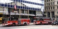 Chicago Fire Department Trucks on South Michigan Ave. Chicago, IL, USA. September 20, 2016.