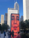 Chicago fountains in Millennial Park