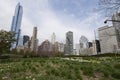 Chicago from Grant Park Royalty Free Stock Photo