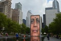 Chicago Grant Park Waterfall Monolith