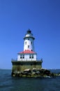 Chicago Harbor Lighthouse   55079 Royalty Free Stock Photo