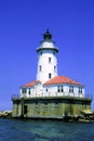 Chicago Harbor Lighthouse   55084 Royalty Free Stock Photo