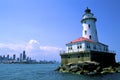 Chicago Harbor Lighthouse  55083 Royalty Free Stock Photo