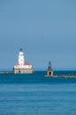 Chicago Harbor Lighthouse Royalty Free Stock Photo