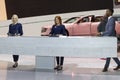 Cadillac Showroom at the annual International auto-show, February 11, 2017 in Chicago, IL