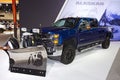 2017 Chevy Silverado HD Alaskan Show Plow at the annual International auto-show, February 11, 2017 in Chicago, IL