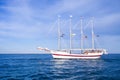 CHICAGO, IL - JULY 10, 2018 - The Tall Ship Windy sailing on Mi Royalty Free Stock Photo