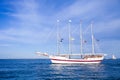 CHICAGO, IL - JULY 10, 2018 - The Tall Ship Windy sailing on Mi Royalty Free Stock Photo