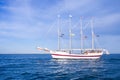 CHICAGO, IL - JULY 10, 2018 - The Tall Ship Windy sailing on Mi Royalty Free Stock Photo