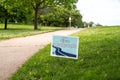 Chicago, IL - June 23rd, 2020: Chicago Park District posted signs in Spanish for the Hispanic population along lakefront for Royalty Free Stock Photo