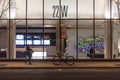 Chicago, IL, United States - November 16, 2018: Shot of the front entrance and lobby of the high rise building at 22 W Washington