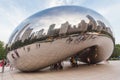 Chicago, IL/USA - circa July 2015: Cloud Gate at Millennium Park in Chicago, Illinois