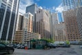 Chicago, IL/USA - circa July 2015: Streets of Downtown Chicago, Illinois Royalty Free Stock Photo