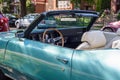 Chicago, IL/USA - 09-03-2017: Classic Buick convertible parked on street in Chicago neighborhood