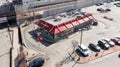 Drone shot of a McDonald`s in Chicago, IL. Royalty Free Stock Photo