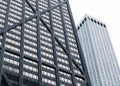 Close up view of the Willis Tower in downtown Chicago Royalty Free Stock Photo