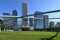 Jay Pritzker Pavillion in Millennium Park, Chicago. Royalty Free Stock Photo