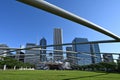 Jay Pritzker Pavillion in Millennium Park, Chicago. Royalty Free Stock Photo