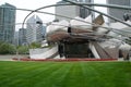 CHICAGO, ILLINOIS, UNITED STATES - MAY 12, 2018: Jay Pritzker Pavilion is the concert shell designed by architect Frank