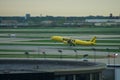 CHICAGO, ILLINOIS, UNITED STATES - MAY 11th, 2018:A Spirit Airlines Airbus A320 at O`Hare International Airport at