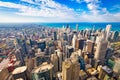 Chicago, Illinois, USA Skyline at Dusk Royalty Free Stock Photo