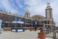 Navy Pier on sunny day in Chicago,Illinois,USA Royalty Free Stock Photo