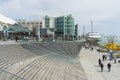 Chicago`s Navy Pier with Grand Ballroom on sunny day Royalty Free Stock Photo