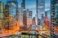 Chicago, Illinois, USA Cityscape Royalty Free Stock Photo