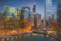 Chicago, Illinois, USA Cityscape Royalty Free Stock Photo