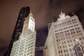 The Wrigley Building at night. Downtown Chicago. Royalty Free Stock Photo