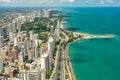 Chicago, Illinois, USA - City view from John Hancock Center observation level Royalty Free Stock Photo