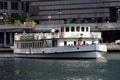 The Cruising Yacht Chicago\'s Leading Lady on The Chicago River. Chicago, Illinois, USA. Sptember 16, 2016.