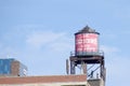 A Water tank atop 527 South Wells Street, home of Jos. Cacciatore and Co. Real Estate.