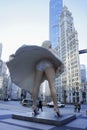 The famous giant Forever Marilyn statue