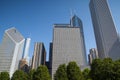 CHICAGO - JUNE 11: Skyscrapers near the Millenium Park on June 1