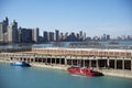 Chicago Lake Michigan Pier Royalty Free Stock Photo