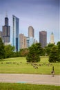 Chicago Lakefront Trail and Skyline