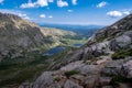 Chicago Lakes Overlook Trail along the Mt. Evans Scenic Byway in Colorado Royalty Free Stock Photo