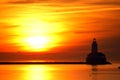 Chicago Lighthouse at Dawn Royalty Free Stock Photo