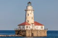 Chicago Lighthouse on Lake Michigan Royalty Free Stock Photo