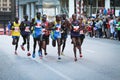 Chicago Marathon - Leaders pack