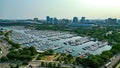 Chicago Marina from above - aerial photography