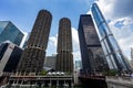 CHICAGO Marina City Complex, and Modern Buildings Royalty Free Stock Photo