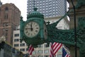 Chicago - Marshall Field Clock Royalty Free Stock Photo