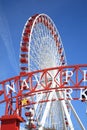 Chicago Navy Pier Ferris Wheel Royalty Free Stock Photo