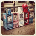 Chicago news paper stand