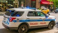 Chicago Police Car - CHICAGO, USA - JUNE 12, 2019 Royalty Free Stock Photo