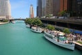Chicago River Royalty Free Stock Photo