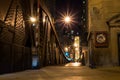 Chicago River Bridge at Night